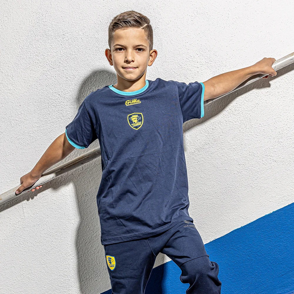 Teamshirt Blau Kinder